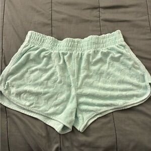 Justify Mint Green Floral Women Shorts